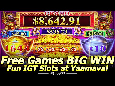 Free Games BIG WIN! Magnificent, Everlasting and Glorious Fortunes Slots! Fun Bonuses at Yaamava!