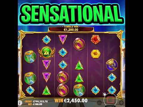 GATES OF OLYMPUS SLOT 🔥 RARE MEGA BIG WIN 🤑 BEST PAYING PREMIUM SYMBOLS MULTIPLIER OMG‼️ #shorts