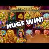 BIG WIN ON CRAZY BOOK OF GOLDEN SANDS SLOT!