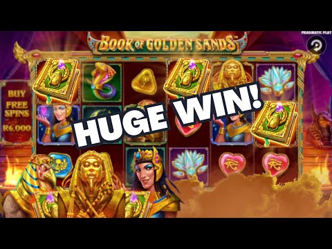 BIG WIN ON CRAZY BOOK OF GOLDEN SANDS SLOT!