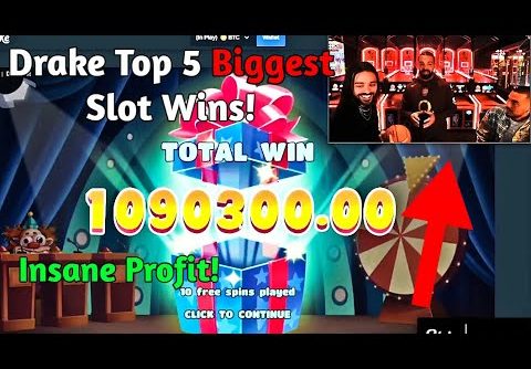 Drakes Top 5 Biggest Slot Wins Ever! (Crazy $1,000,000+ wins)