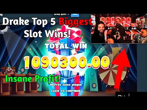 Drakes Top 5 Biggest Slot Wins Ever! (Crazy $1,000,000+ wins)