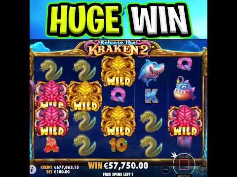 RELEASE THE KRAKEN 2 SLOT 🤑 MEGA BIG WIN SUPER BONUS 🔥 WITH SO MANY STICKY WILDS‼️  #shorts