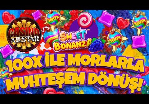 Sweet Bonanza | 100X İLE MORLARLA EFSANE KAZANÇ | BIG WIN #sweetbonanzarekor #bigwin #slot