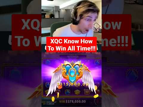 xqc know how to win all time !! #shorts #xqcow #xqcreacts #xqc #slot #casino #casinoonline #bigwin