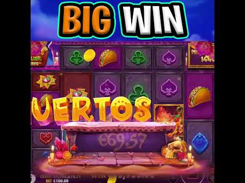 MUERTOS MULTIPLIER MEGAWAYS SLOT 🔥 EPIC BONUS 🤑 WITH MASSIVE BIG WINS ON €100 BET‼️ #shorts