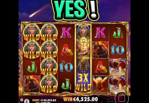 MIGHT OF RA SLOT 😵 €100 MAX BET BONUS 🔥 HUGE BIG WINS FINALLY‼️ #shorts