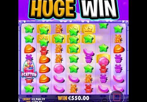 SUGAR RUSH SLOT 🤑 THE BEST SPIN EVER 🔥 OMG MEGA BIG WIN  ON €100 MAX BET‼️