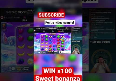 BIG WIN x100 SWEET BONANZA #aparate #pacanele #slots #casino #games