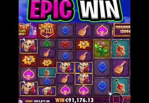 ONE OF THE BEST BONUSES EVER 🔥 MUERTOS MULTIPLIER MEGAWAYS 🤑 UNBELIEVABLE BIG WIN‼️ #shorts