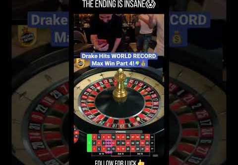 DRAKE HITS CRAZY WIN #SHORTS #bigwin #casinoonline #maxwin #slot #slots #gambling #drake #roulette