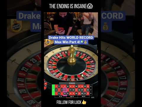 DRAKE HITS CRAZY WIN #SHORTS #bigwin #casinoonline #maxwin #slot #slots #gambling #drake #roulette