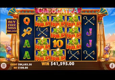 CLEOCATRA SLOT MAX BET BONUS!! MEGA BIG WIN!! PRAGMATIC PLAY ✌️ @SLOTKINGDOM