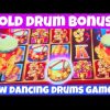 🚨NEW DANCING DRUMS POWER TRIO! BIG WIN COMEBACK! 🥁 GOLD DRUM BONUS! #slotmachine #yaamava #casino