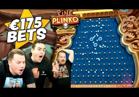 Our BIGGEST WIN ever on Plinko  😲€175 BET😲