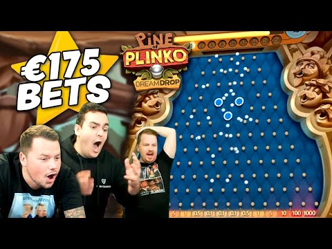 Our BIGGEST WIN ever on Plinko  😲€175 BET😲