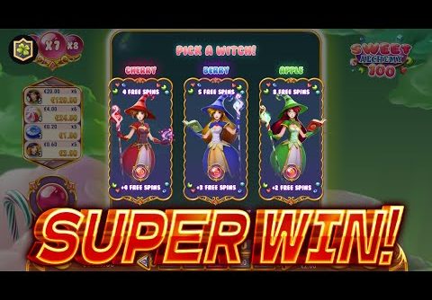 EPIC Big WIN New Online Slot 💥 Sweet Alchemy 100 💥 Play’n GO (Casino Supplier)