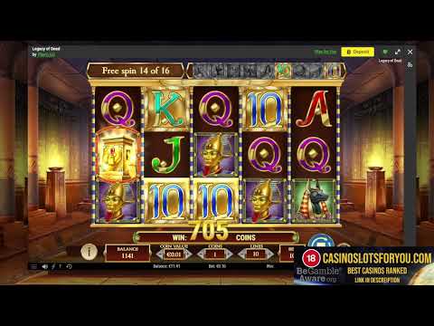 Online Slots, Legacy of Dead Big Win Bonus