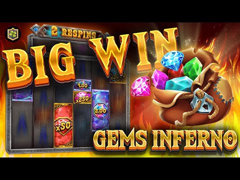 😱 Gems Inferno Megaways 😱 Review & Bonus Feature 😱 NEW Online Slot EPIC Big WIN Red Tiger Gaming