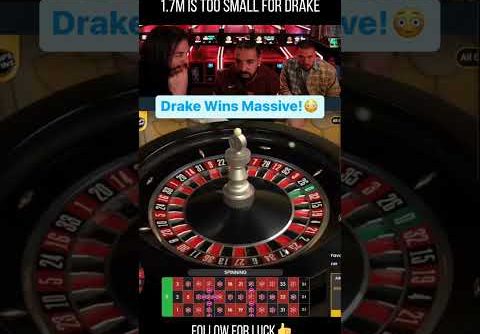 DRAKE WINS CHILL #SHORTS #bigwin #casinoonline #maxwin #slot #slots #gambling #drake #roulette