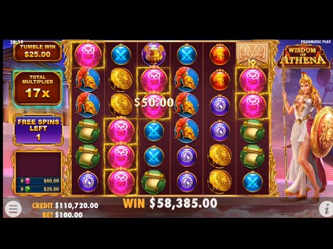 WISDOM OF ATHENA!! BRAND NEW SLOT!! MEGA BIG WIN!! PRAGMATIC PLAY ✌️ @SLOTKINGDOM