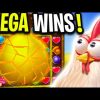 CHICKEN DROP SLOT 🐔 MAX BET MEGA BIG WINS 🔥 BACK TO BACK WOW‼️