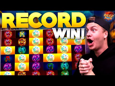 HUGE RECORD WIN ON NEW REEFPOP SLOT!