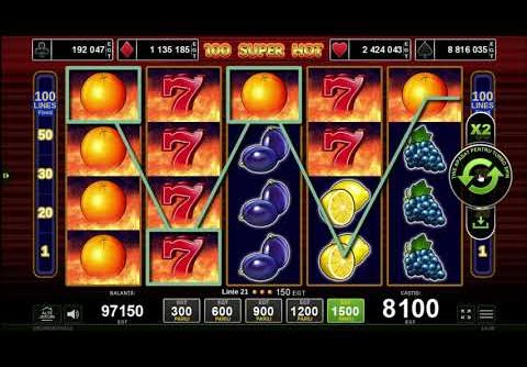 100 SUPER HOT | EGT SLOTS | BIG WINS | DEMO #casino #alinionuttoader