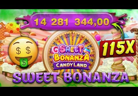 Sweet Bonanaza 115× bomb and jackpot, mega win #slotonline #slotgacorhariini