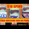 BOOM! PINBALL strikes again! Big Wins! Wheel of Fortune Gold Spin + Double Diamond Deluxe Slot Play!