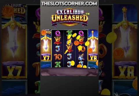 WE GOT PAID! Multipliers Give BIG WIN on New Slot Excalibur Unleased #shorts #newslots #slot #bigwin