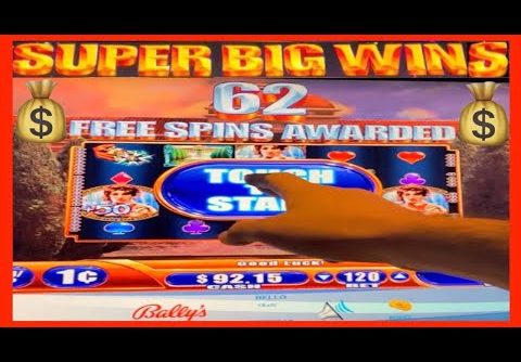**SUPER BIG WIN!!!** 60+ SPINS!!! Napoleon & Josephine WMS Slot Machine Bonus