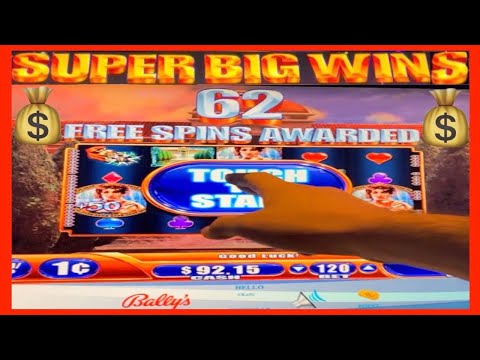 **SUPER BIG WIN!!!** 60+ SPINS!!! Napoleon & Josephine WMS Slot Machine Bonus