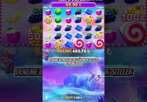 Bu Komboyu Torunlarınıza Anlatacaksınız  – Sweet Bonanza Xmas Big Win – #casino #slot #shorts