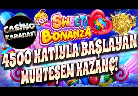 Sweet Bonanza | MUHTEŞEM KAZANÇ 4500 KATIYLA BAŞLADI | BIG WIN #sweetbonanzarekor #bigwin #slot