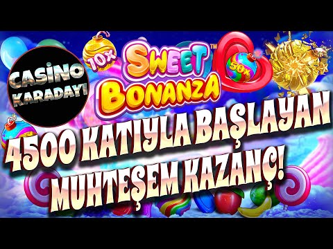 Sweet Bonanza | MUHTEŞEM KAZANÇ 4500 KATIYLA BAŞLADI | BIG WIN #sweetbonanzarekor #bigwin #slot