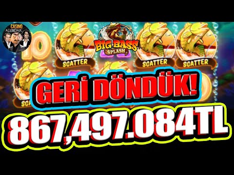 Big Bass Splash MAX WIN | Hasan Amca Slot Geriye Döndük KASA DELİYE DÖNDÜ DEV VURGUN | 867,497.084TL