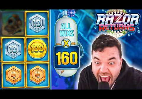 *NEW* RAZOR RETURNS SLOT PAYS ME HUGE! (INSANE WINS)