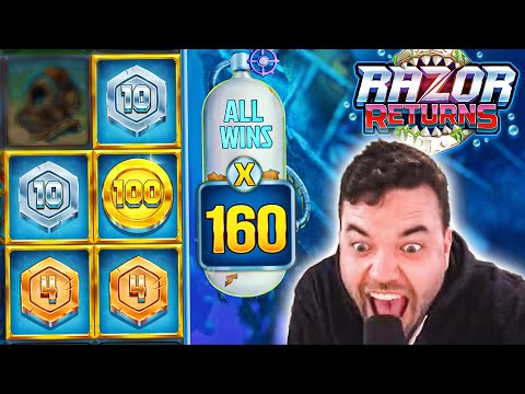 *NEW* RAZOR RETURNS SLOT PAYS ME HUGE! (INSANE WINS)