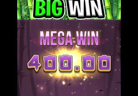 BIG BAMBOO SLOT 😵 MEGA BIG WIN 🔥 FULL SCREEN OF PANDA HUGE PROFIT‼️ #shorts