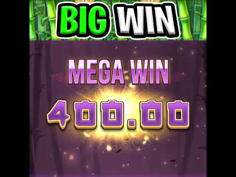 BIG BAMBOO SLOT 😵 MEGA BIG WIN 🔥 FULL SCREEN OF PANDA HUGE PROFIT‼️ #shorts