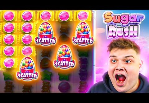 MASSIVE UNEXPECTED SUGAR RUSH CLUSTER!! (TOP SYMBOL)