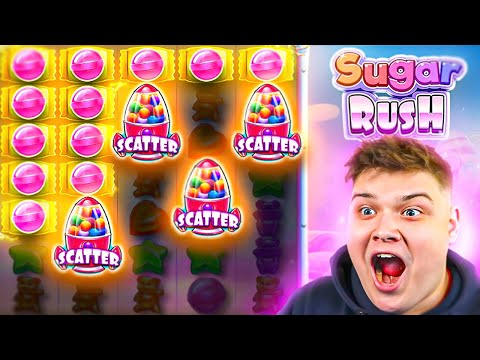 MASSIVE UNEXPECTED SUGAR RUSH CLUSTER!! (TOP SYMBOL)