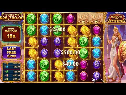 WISDOM OF ATHENA BIG WIN WITH 20X MULTIPLIER HITTING BEST SYMBOLS – BONUS BUYBONLINE SLOT