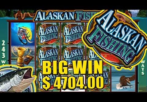 Alaskan Fishing Slot BIG WIN!! $4704.00