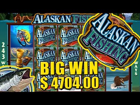 Alaskan Fishing Slot BIG WIN!! $4704.00