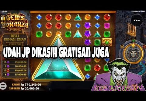 CUKUP BESAR ⁉️ SLOT GACOR HARI INI || GEMS BONANZA PRAGMATIC PLAY MODAL KECIL