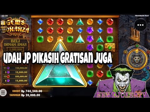 CUKUP BESAR ⁉️ SLOT GACOR HARI INI || GEMS BONANZA PRAGMATIC PLAY MODAL KECIL