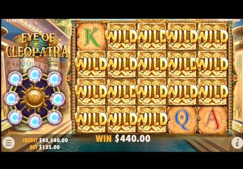 EYE OF CLEOPATRA!! FULL SCREEN WILD!! HUGE WIN!!PRAGMATIC PLAY!!😱😱 @SLOTKINGDOM