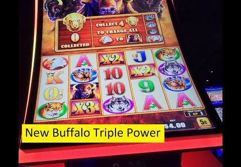 The New Buffalo Triple Power for the Big Win!! Aristocrat